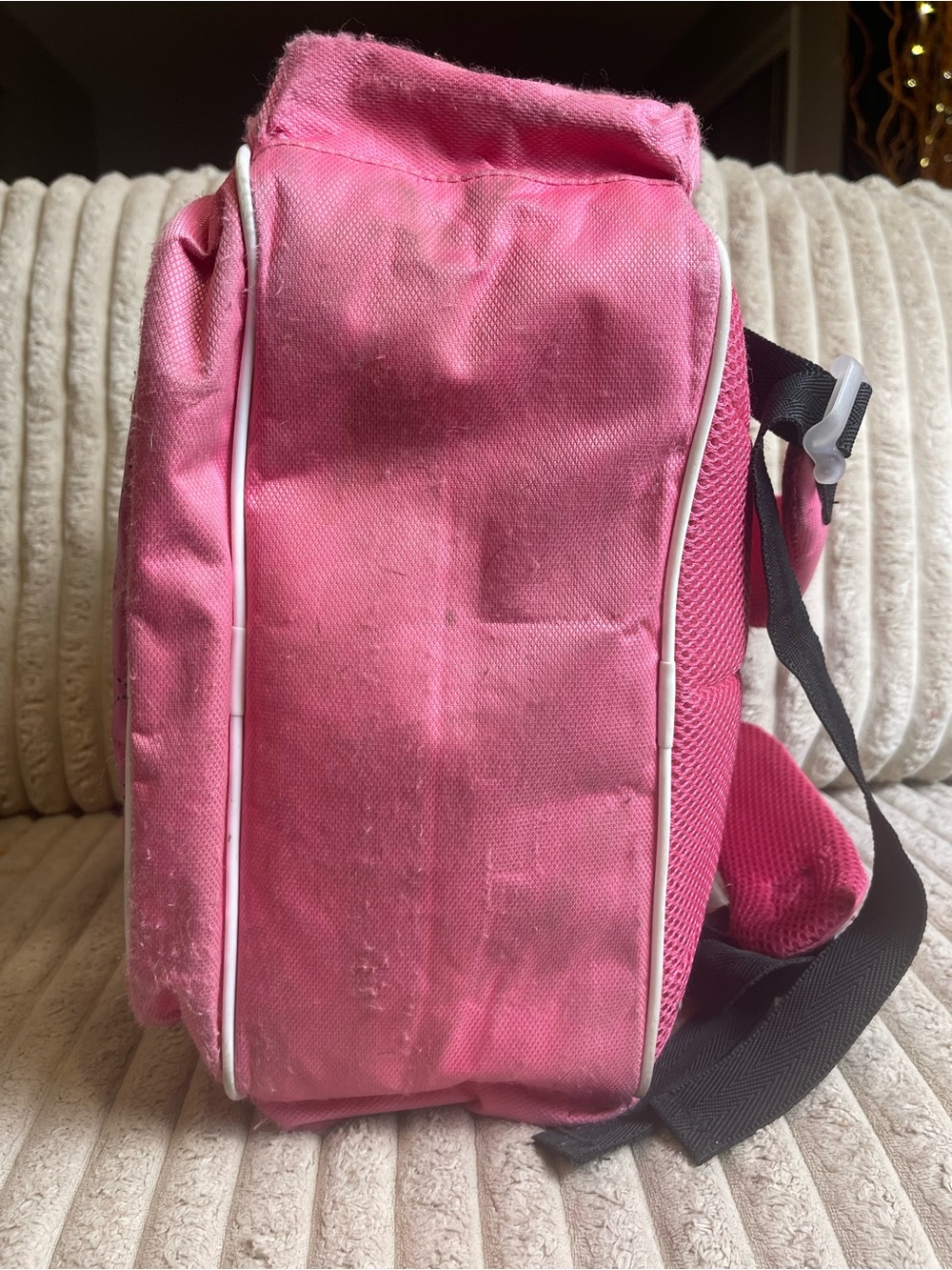 Sanrio Hello Kitty Pink Backpack Girls School Bag Polka Dot Bow Zip - Picture 5 of 7